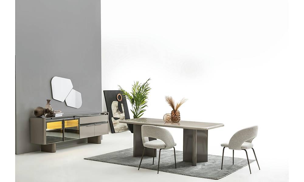 İnox Yemek Odası Takımı