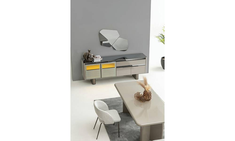 İnox Yemek Odası Takımı