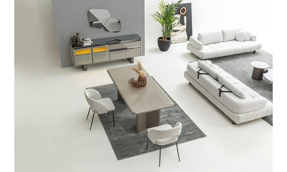 İnox Yemek Odası Takımı