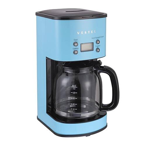 Vestel Retro Filtre Kahve Makinesi D�� Mavisi