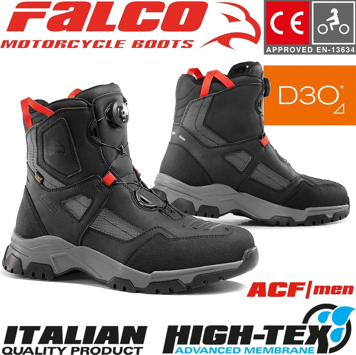 FALCO ARRAKIS BLACK MOTOSİKLET BOTU