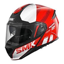 SMK Gullwing Supertour Kırmızı-Gri Çene Açılır Kask