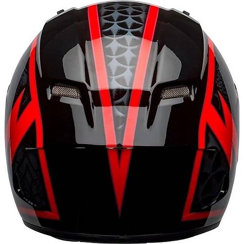 Bell PS Qualifier Scorch Parlak Siyah-Krmz Kapal Kask