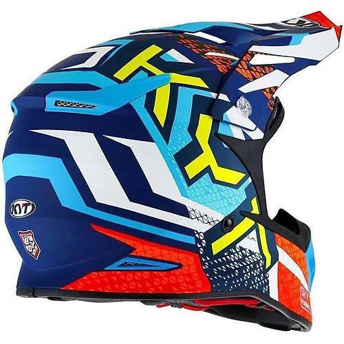 Kyt Skyhawk Kask Hyperflow Matt L�ght Blue / Red