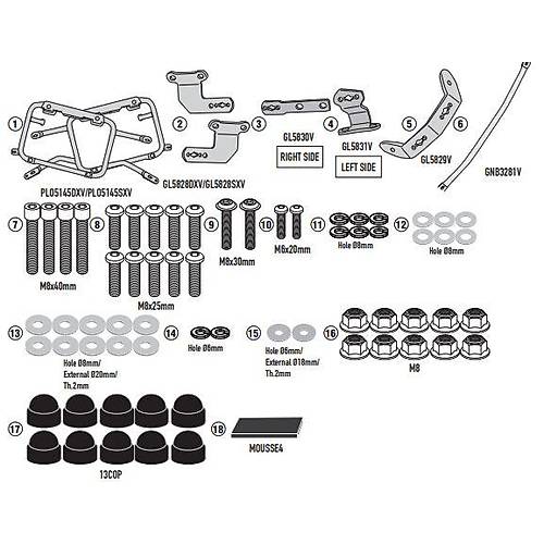 GIVI PLO5145CAM BMW F 900 GS (24-26) YAN �ANTA TA�IYICI