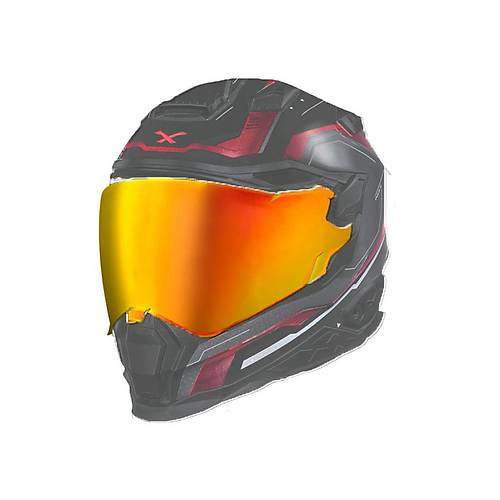NEXX X.WED - X.WED 2 - X.D1 - X.WST 2 KASK CAMI IRIDIUM KIRMIZI