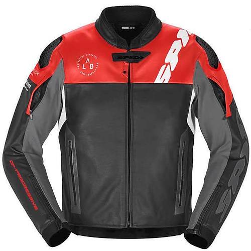 SPIDI DP PROGRESSIVE LEATHER DER CEKET KIRMIZI