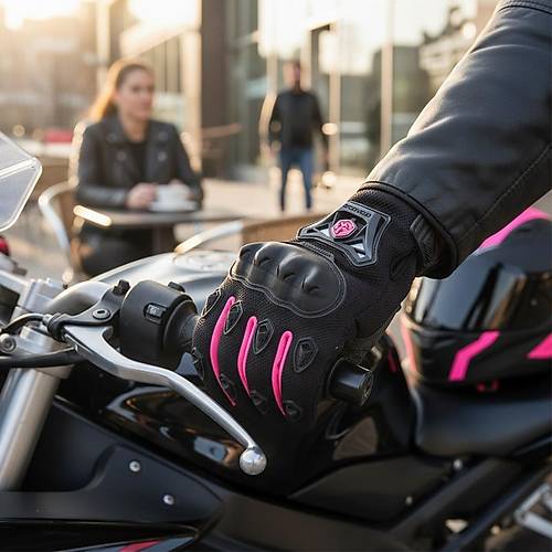 Scoyco Mc29W Kadn Korumal Eldiven Pembe