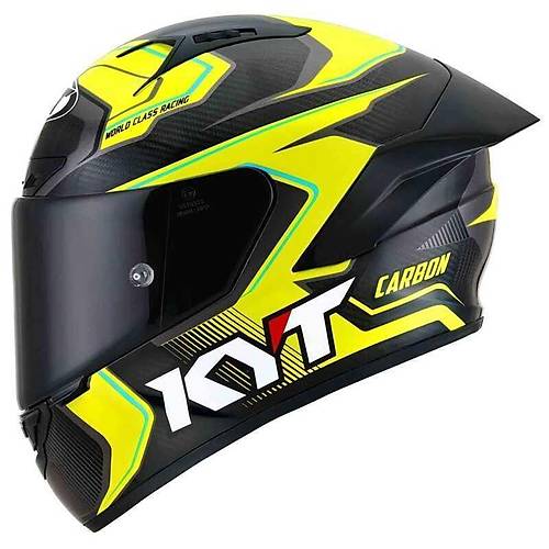 KYT NZ RACE KASK CARBON COMPETITION YELLOW