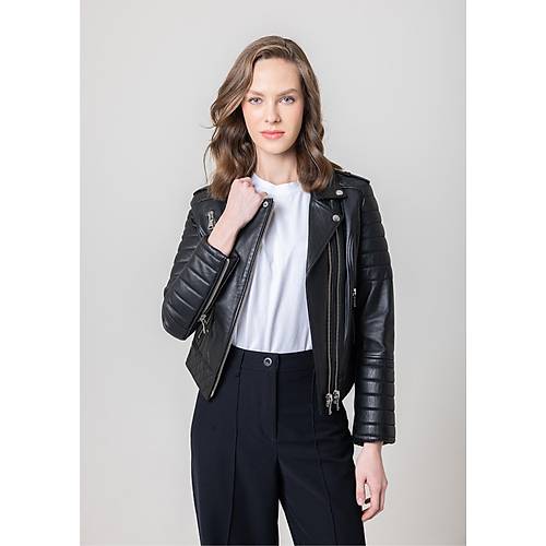 ARWEN KADIN S�YAH DER� KORUMALI MONT