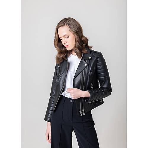 ARWEN KADIN S�YAH DER� KORUMALI MONT