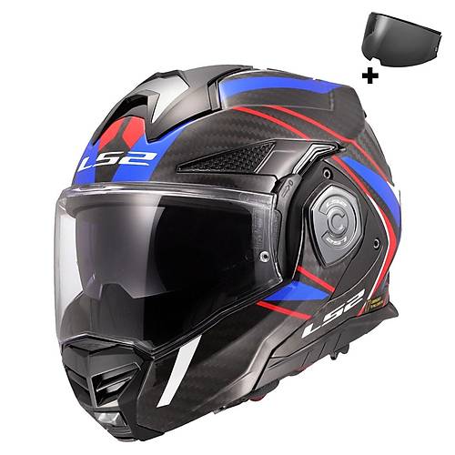 LS2 ADVANT X KARBON FUTURE II BEYAZ-MAV KASK