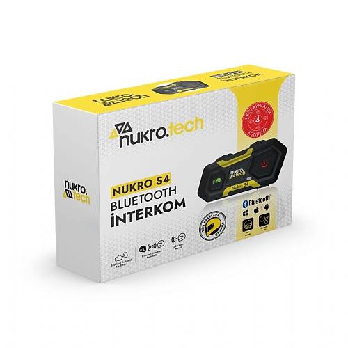 Nukrotech Nukro S4 Bluetooth Intercom Seti