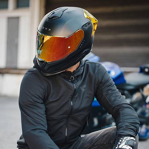 Nexx Y.100r Subson�c Mat Siyah-K�rm�z� Kask