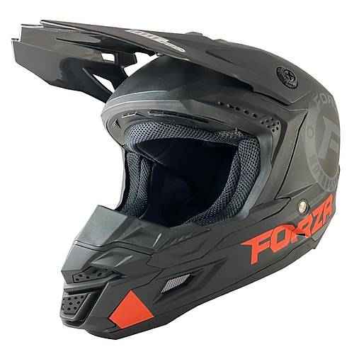 Nikko Motox Forza Matt Turuncu Cross Kask