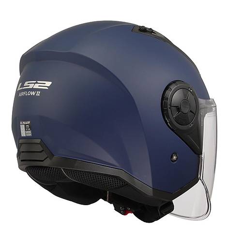 LS2 Airflow 2 Mat Navy Mavi Yarm Kask