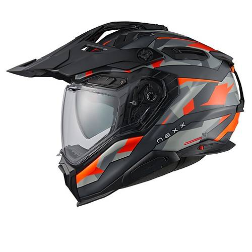 NEXX X.Wed 3 Trailmania Mat Gri-Turuncu Cross Kask