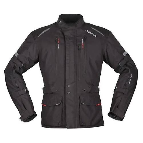 Modeka Striker II Waterproof Siyah 4 Mevsim Motosiklet Montu