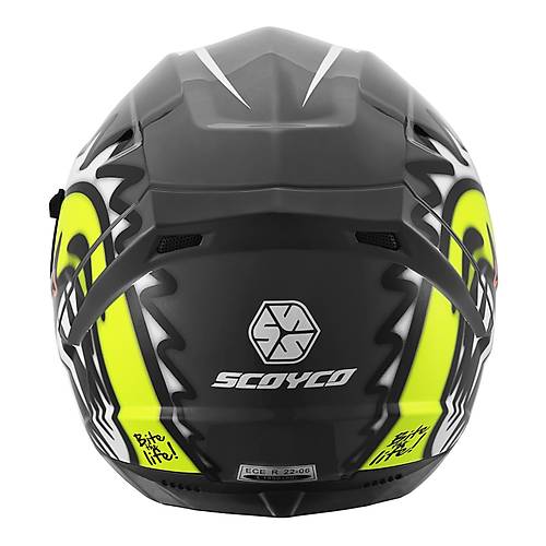 SCOYCO SHARK KAPALI KASK