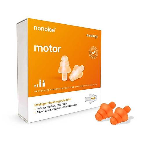 NONOISE MOTO KULAK TIKACI TURUNCU