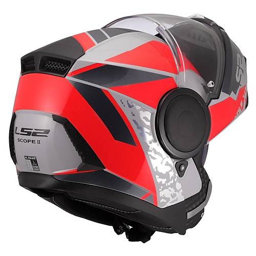 LS2 SCOPE 2 OXYD GR�-KIRMIZI KASK