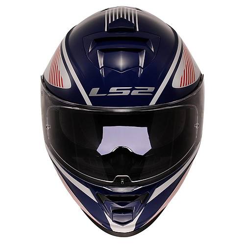 LS2 Storm 2 Dodger Beyaz-Navy Mavi Kapal Kask