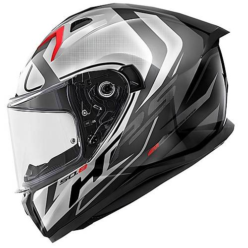 GIVI 50.8 RACER MAT S�YAH-TITANIUM-GR� KASK