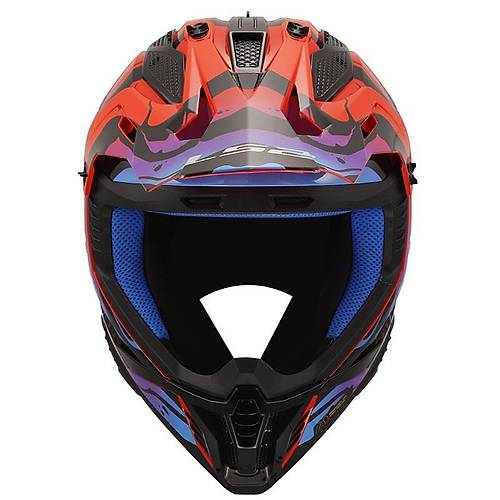 LS2 Fast 2 Wash Kros Kask Krmz