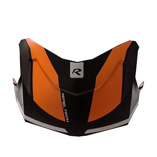 NEXX SX.100R SKIDDER MAT S�YAH-TURUNCU KASK ARKA SPOILER
