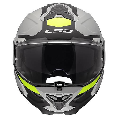 Ls2 Advant 2 Triple Mat Gri-Siyah-Neon Sar� Kask