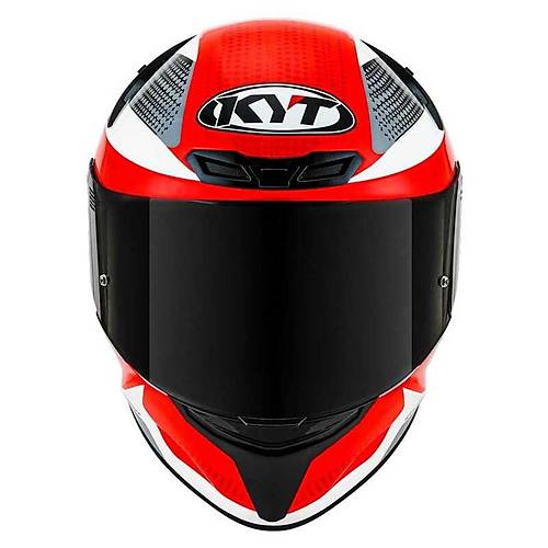 KYT TT-Course Gear Siyah-Krmz Kapal Kask