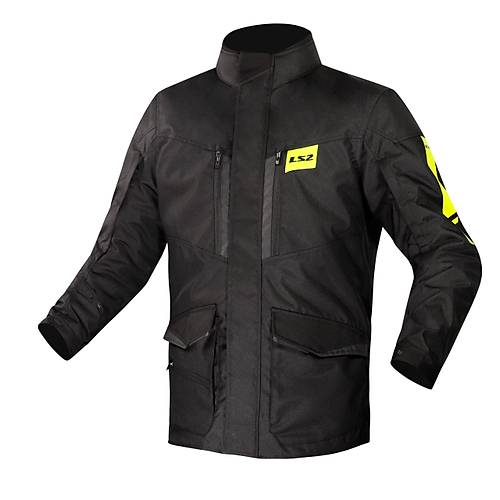 LS2 Metropolis Evo Siyah-Neon Sar Klk Motosiklet Montu