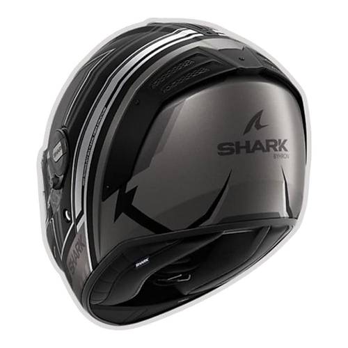 SHARK SPARTAN RS BYRHON MAT SYAH GR KAPALI KASK