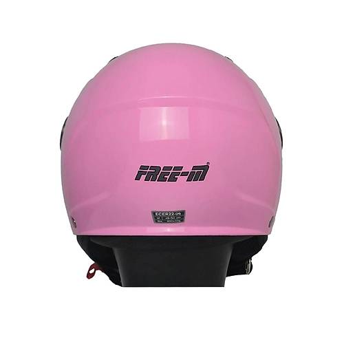 Free-M Parlak Pembe ocuk Kask