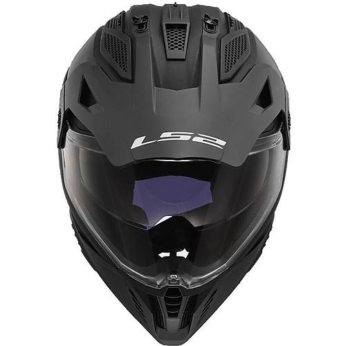 LS2 Pioneer 2 Mat Siyah Cross Kask