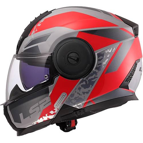 LS2 SCOPE 2 OXYD GR�-KIRMIZI KASK