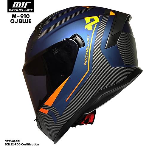 MTS 910 Blue-Gri-Mavi Kapal Kask