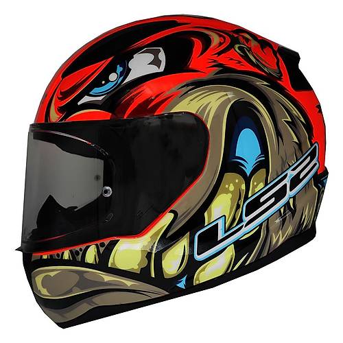 LS2 RAPID 2 SPOX KIRMIZI-GR KASK