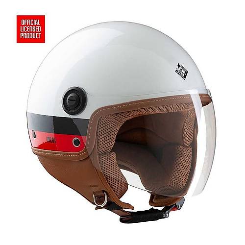 TUCANO URBANO EL JETTIN 6.0 YARIM KASK MILAN DEVIL �NC� BEYAZI