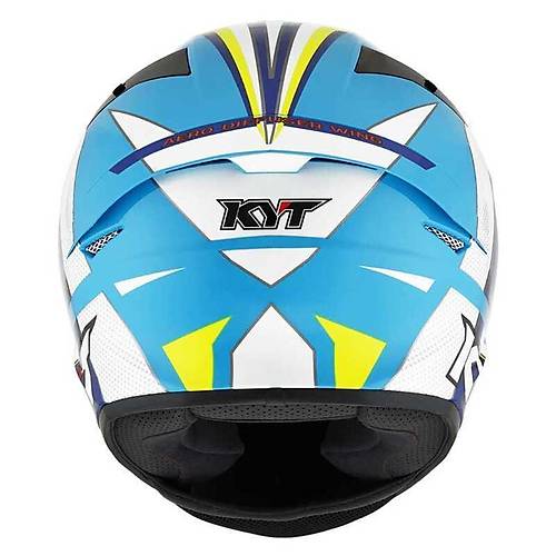 KYT TT-COURSE KASK GRAND PRIX AIK MAV BEYAZ