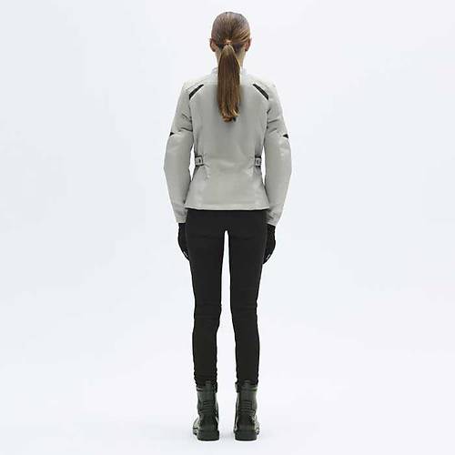 SPIDI TEK NET LADY YAZLIK FLE KADIN TEKSTL CEKET BUZ BEYAZI