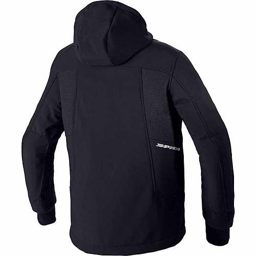 Spidi Hoodie Armor Evo Tekstil Siyah Yazlk Motosiklet Montu