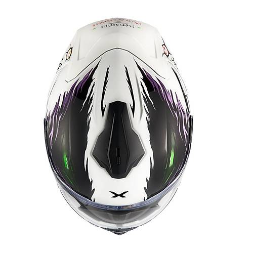 NEXX Y.100R Night Rider Beyaz Kapal Kask