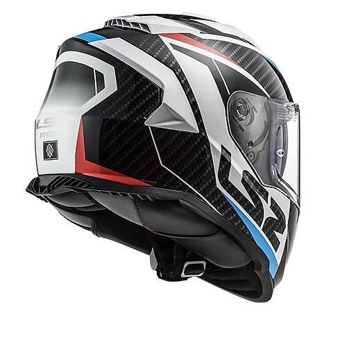 LS2 Storm 2 Racer Mavi-Krmz Kapal Kask