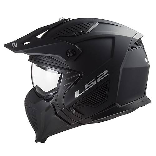 LS2 DRIFTER MAT S�YAH KASK