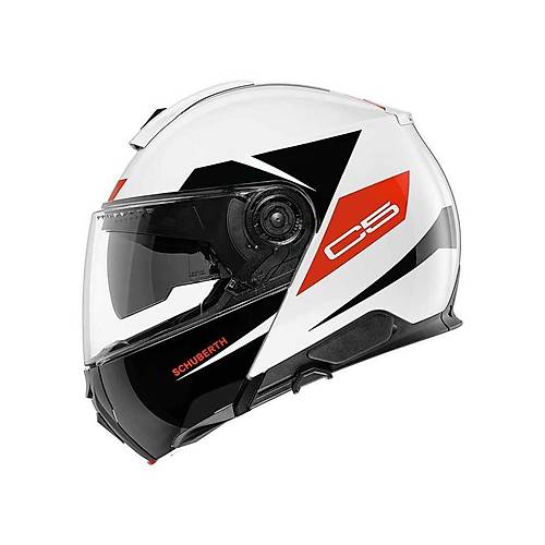 SCHUBERTH C5 ECLIPSE RED ENE AILIR MOTOSKLET KASKI