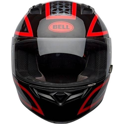 Bell PS Qualifier Scorch Parlak Siyah-Krmz Kapal Kask