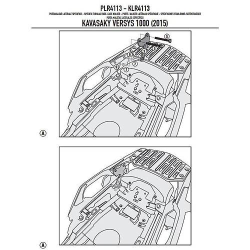 GIVI PLR4113 KAWASAKI VERSYS 1000 (15-16) YAN �ANTA TA�IYICI