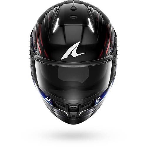 Shark Skwal i3 Light Blur Siyah K�rm�z� Mavi Kapal� Kask