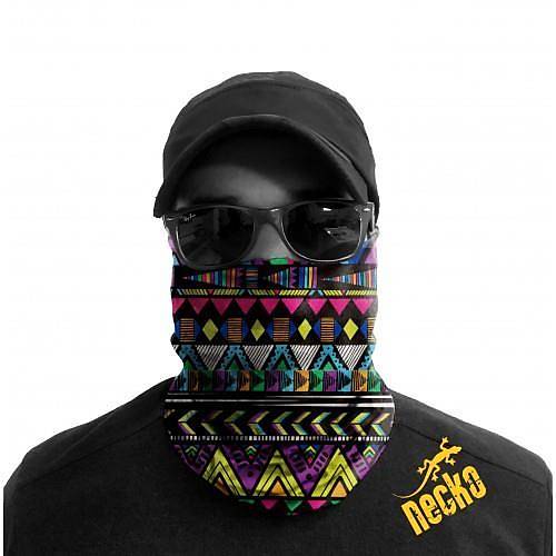 Etnik Desen Maske 4 Mevsim Motosiklet ve Outdoor Bandana - Balaklava DN0312
